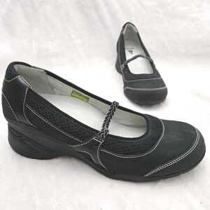 Ahnu By Teva Olivia Mary Jane Vibram Women's Comfort Wedge Leather Shoes‎ Sz 8.5